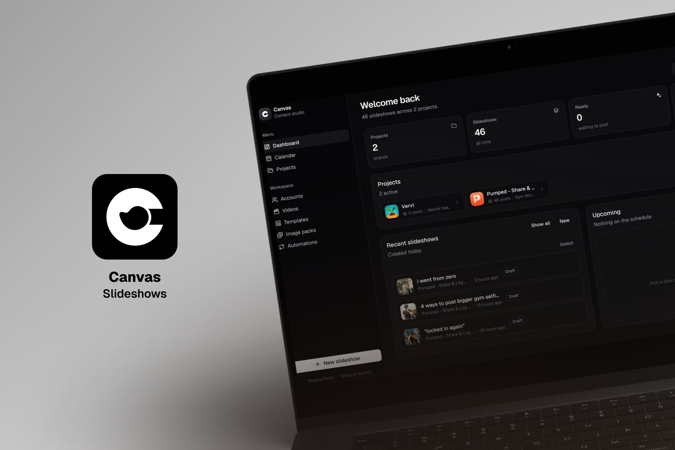 Canvas Slideshows